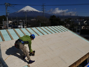 新しい屋根下地 新しい屋根下地