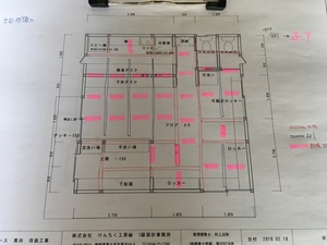 日曜日は図面作業 日曜日は図面作業