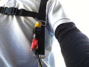 インカムを使った指示 インカムを使った指示