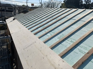 新しい屋根下地 新しい屋根下地