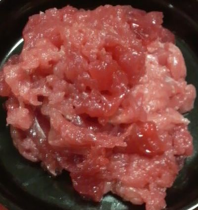 夕食・・・
