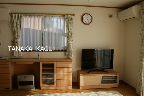 飛騨柏木工キャビネット&テレビ台-J邸のご紹介。