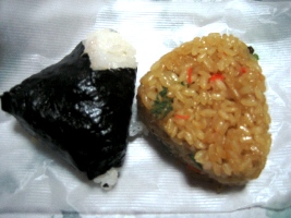 天むす 山菜にぎり