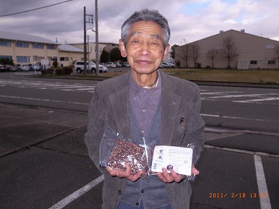 久保田先生の黒米