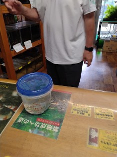 エビを持って来てくれたお客様 Keiさん エビを持って来てくれたお客様 Keiさん