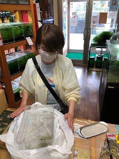 エビを持って来てくれたお客様 ちえちゃん エビを持って来てくれたお客様 ちえちゃん