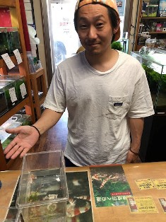 エビを持って来てくれたお客様 エビテックさん エビを持って来てくれたお客様 エビテックさん