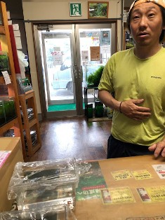 エビを持って来てくれたお客様 エビテックさん エビを持って来てくれたお客様 エビテックさん