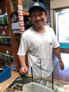 エビを持って来てくれたお客様 エビテックさん エビを持って来てくれたお客様 エビテックさん