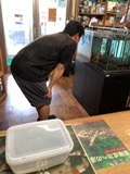 エビを持って来てくれたお客様 みさたけさん エビを持って来てくれたお客様 みさたけさん