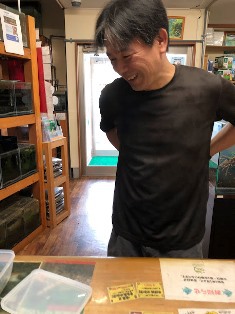 エビを持って来てくれたお客様 みさたけさん エビを持って来てくれたお客様 みさたけさん
