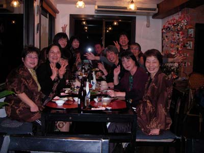 お賑やかに・・・・・