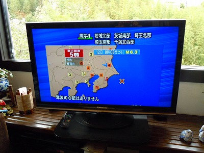 余震の中で