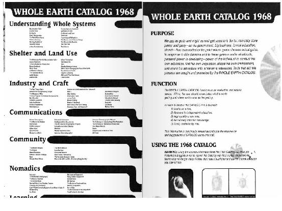 Whole Earth Catalog：全地球カタログ