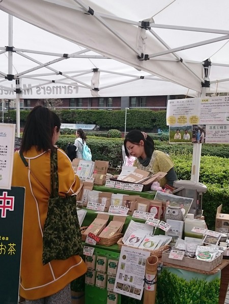 青山のファ―マ―ズマ―ケットにて試飲販売してます‼ 青山のファ―マ―ズマ―ケットにて試飲販売してます‼