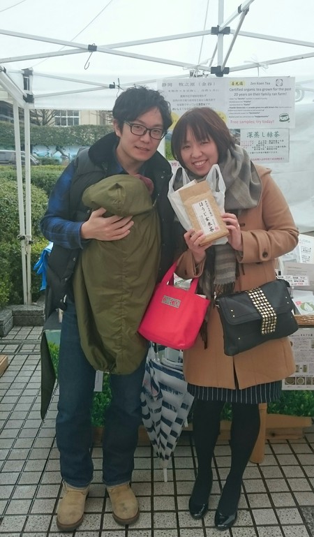 青山のファ―マ―ズマ―ケットにて試飲販売してます‼ 青山のファ―マ―ズマ―ケットにて試飲販売してます‼