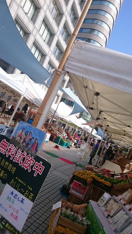 青山のファ―マ―ズマ―ケット2日目 青山のファ―マ―ズマ―ケット2日目