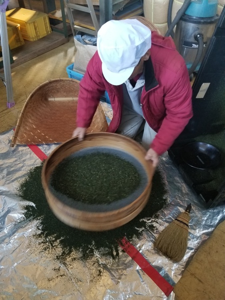 お茶の仕上げをしました。 お茶の仕上げをしました。