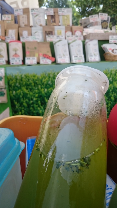 青山のファ―マ―ズマ―ケットにて試飲販売中。 青山のファ―マ―ズマ―ケットにて試飲販売中。