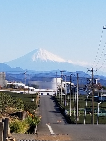 富士山綺麗に見えました 富士山綺麗に見えました