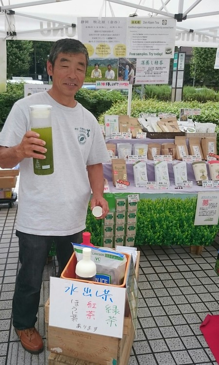 青山のファ―マ―ズマ―ケットにて試飲販売してます‼ 青山のファ―マ―ズマ―ケットにて試飲販売してます‼