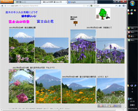★HP更新・富士山の四季★