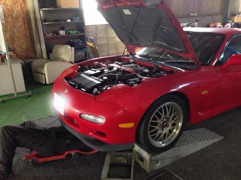 RX-7(FD3S)オイル交換