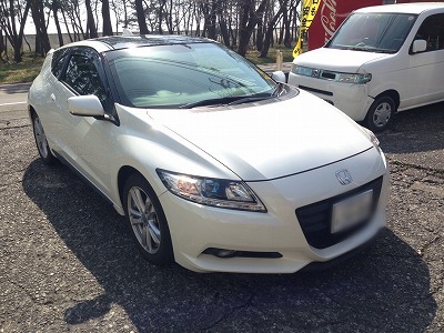 ホンダ CR-Z α　ｲﾝﾀｰﾅﾋﾞ ｸﾞﾗｽﾙｰﾌ ｽﾏｰﾄｷｰ　ﾊﾟｰﾙﾎﾜｲﾄ　応談
