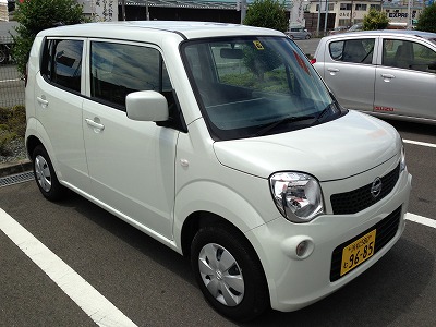 新古車納車　日産MOCO