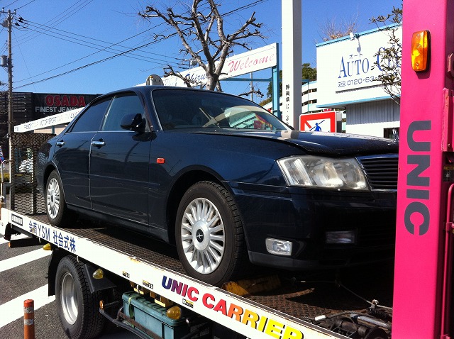 廃車買取り　日産　グロリア　沼津市