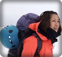 女優・馬淵英俚可さん✿厳冬の唐松岳に挑戦 2015/03/23 06:58:13