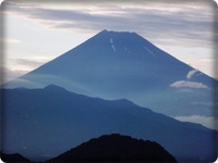 久々の姿の富士山 ✿ 2014/08/02 20:08:59