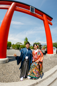 富士山本宮浅間大社で結婚奉告祭とロケーション撮影 2020/06/01 08:15:04