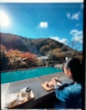 東腐やの足湯に行きましたら