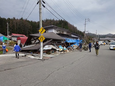 「長野県北部地震、新聞報道に驚いて現地を見に行く」7