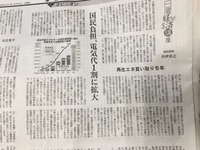 産経新聞にFIT法「固定価格買取制度」についての記事が気になりました。