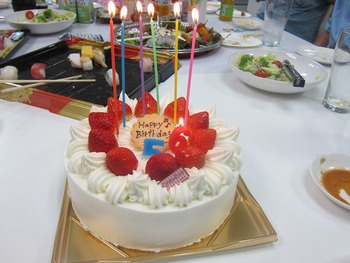 サプライズのお誕生日