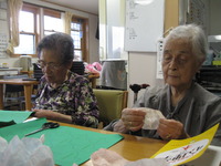 午後からは餅つき・からみ餅、ずんだ餅、きな粉餅作り