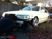 Y33シーマ　放置車　車検切れ　買い取りました　富士市H様