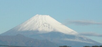 今朝の富士