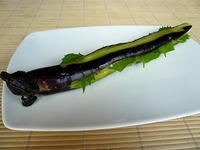 ナスの超浅漬けを丸かじり