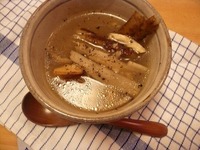 ゴボウの薬膳スープ