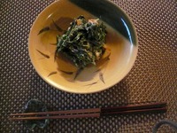 菜の花の和えもの（オレンジ風味）