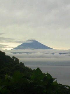 今朝の富士山