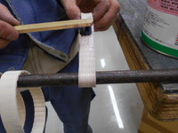 タイミングベルト背面ゴム貼り加工