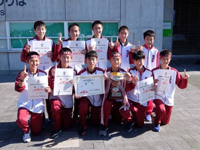 御殿場ボーイズ　５期生　山本龍毅君が全国中学校駅伝競走大会出場