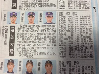 高校野球選手権大会に向け