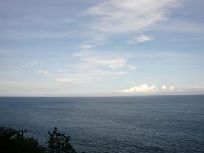 今日の海：青い！