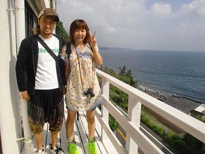 やっぱりここ！テラスで写真♪