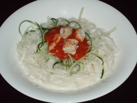 激辛冷製麺、うどんバージョン